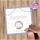 Ticket carte à gratter " Surprise "
