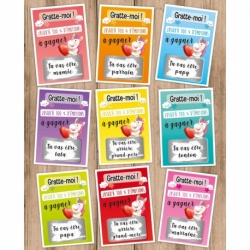 Ticket carte à gratter : annonce grossesse bientôt bébé